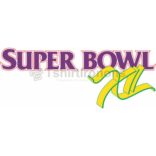 Super Bowl T-shirts Iron On Transfers N809 - Click Image to Close